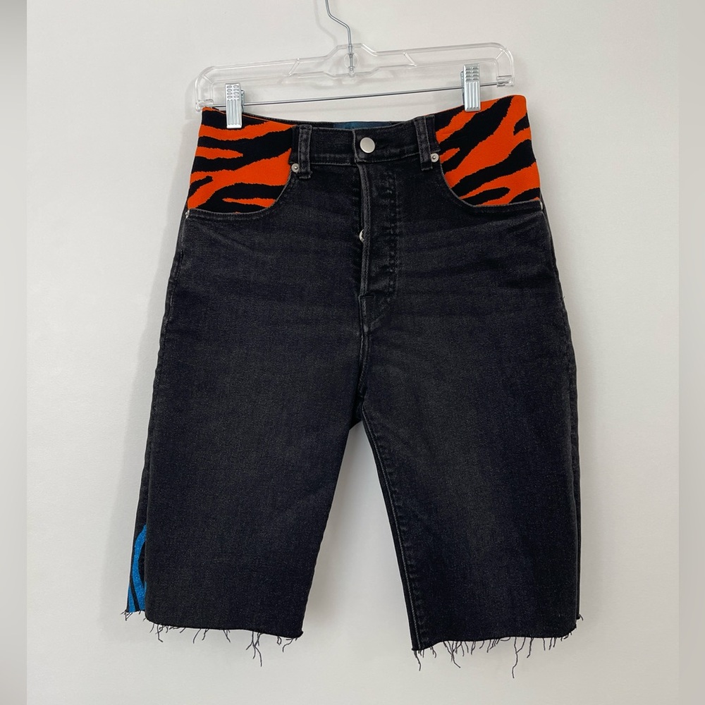 Like New! Lost Daze CA - Long Festival Denim Shorts